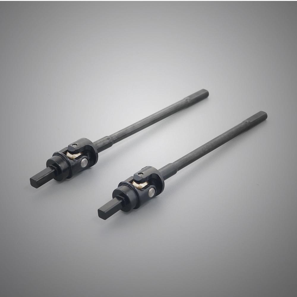 Capra F9 Portal Stub Axle Universal Joint Driveshaft Straight Shaft for 1/10 RC Crawler UTB10 Unlimited Trail Buggy Replacement