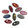 Carbon Fiber Car Steering Wheel Emblem Interior Sticker for Subaru WRC WRX XV STI Forester Outback Legacy Impreza BRZ TRIBECA X2