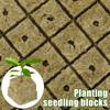 Rock Wool Starter Plugs Rock Wool Grow Cubes Seed Starters Planting Cubes Hydroponics Cuttings Plant Propagation Grow Supplies