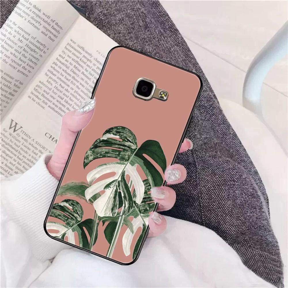Чехол для телефона Leaves Monstera Green для Samsung A 10 11 12 13 20 21 22 30 31 32 40 51 52 53 70 71 72 73 91 13 Shell