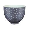 4.7L Unique Artisan Ceramic Bowl 5 Kitchenaid Color: Blue