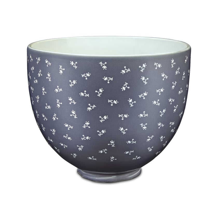 4.7L Unique Artisan Ceramic Bowl 5 Kitchenaid Color: Blue