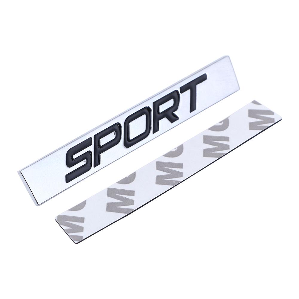 Metal Badge Square Bar Car Styling Decal Emblem Badge Auto Refitting Accessories 3D Car Sticker