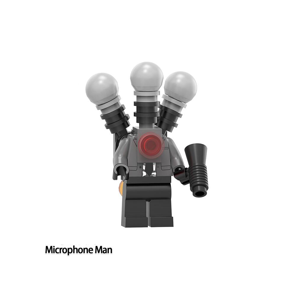 16PCS Toilet Skibidi Building Blocks Tv Monitor Cameradiy Minifigures Toys