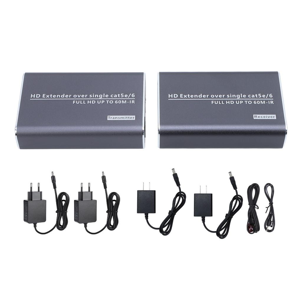 HD Multimedia Interface Extender Kit Infrared 60M HD Multimedia Sound Video Transmitter for Home The