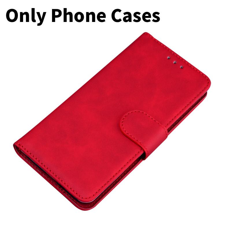 Galaxy For A06 Solid Color Skin Leather Phone Case Women Men Magnetic