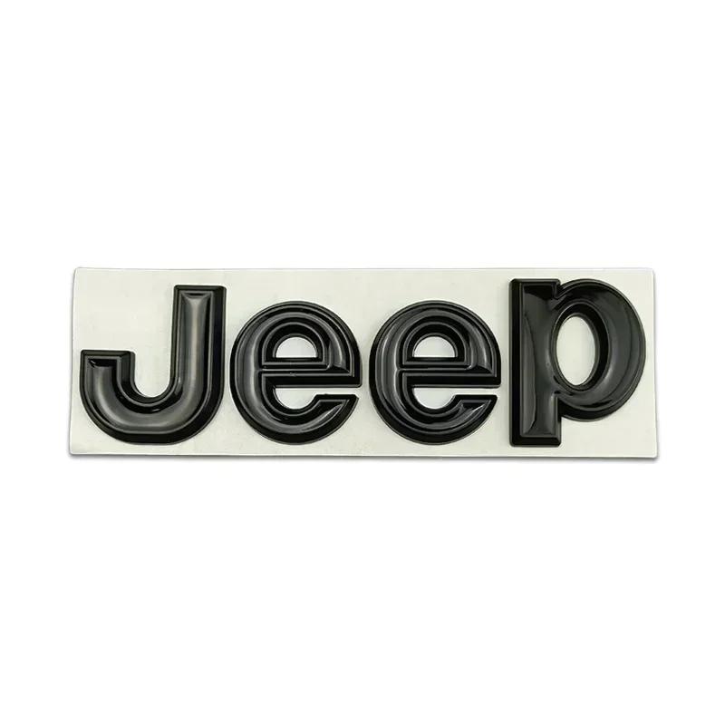 For Jeep For Jeep Wrangler Tj Jk Jl Grand Cherokee Commander Renegade Liberty Compass Patriot Metal Car Front Trunk Side Embl