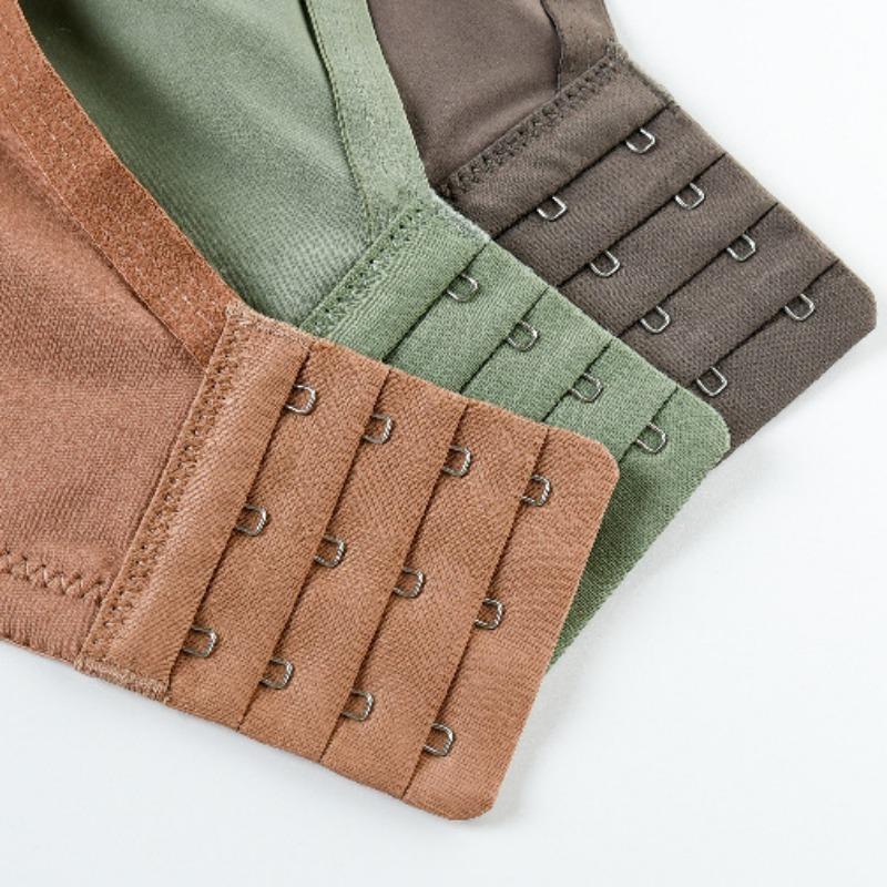 Осень и зима, новый черный бюстгальтер для девочек, дышащее нижнее белье с кольцом из нержавеющей стали, регулируемый бюстгальтер