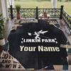 Custom Text Printed Rug Linkin Park Non Slip Floor Carpet For Home Room Decor