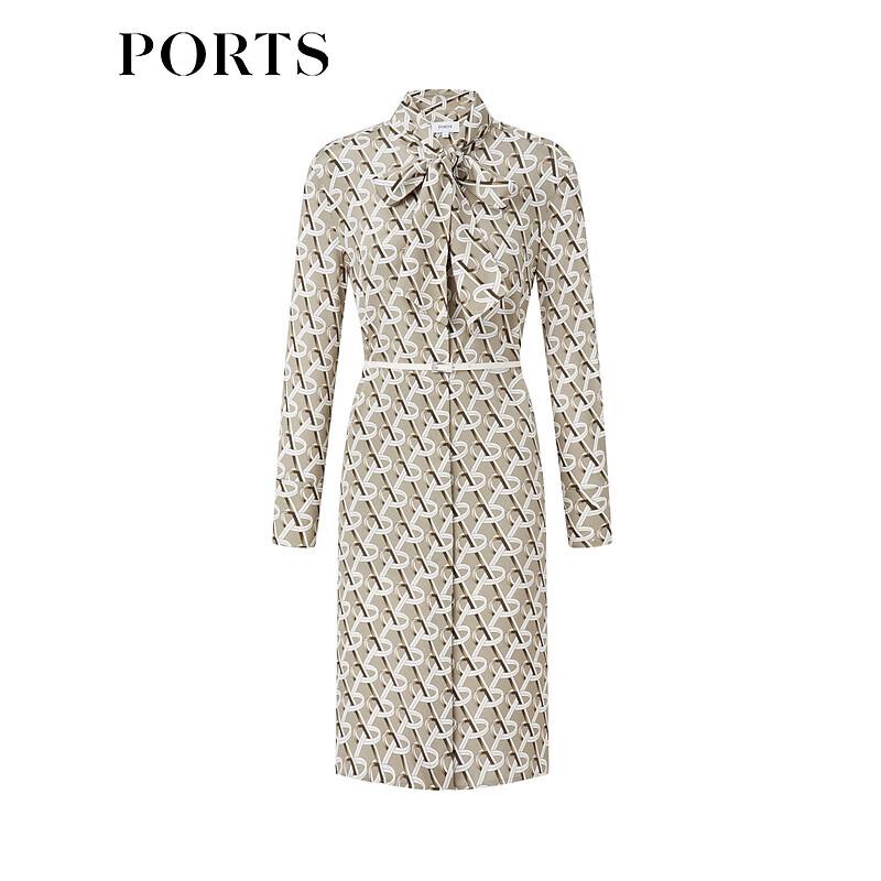 Ports Женское элегантное миди-платье с поясом