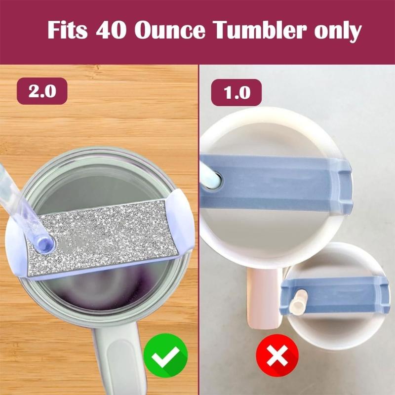 12pcs Acrylic Cup Nameplates Handmade Lid Label for 30/40oz Cups Glitterings Acrylic Name Plate Cards Unique Gift