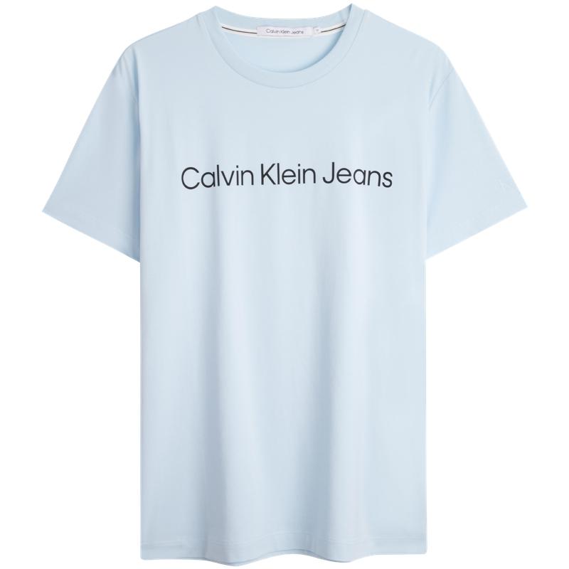 Calvin Klein SS24 T Shirts Men's Crew Neck Moderate Straight Fit J321612