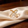 Silky Scarf Ring Clip, T-shirt Tie Clip for Women, Alloy Round Circle Clip Buckle, Clothing Ring Wrap Holder