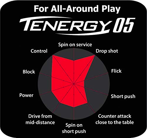 Накладка для настольного тенниса TAMASU Tenergy 05 05800 (006) красный (4) толстый