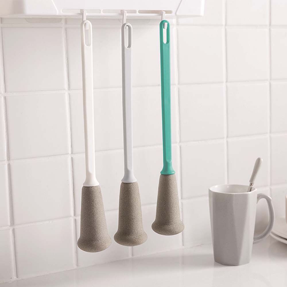 Cup Vertical Long Handle Washing Glass Sponge Brush Bottle Brush Baby Bottle Cleaner Cleaning Tool