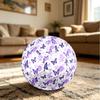 1PC Purple Floral Butterflies Soccer Ball Size 5 Football Machine Sewn Indoor/Outdoor Universal Football Gift W49