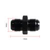 AN4 AN6 AN8 AN10 Oil Fuel Hose End Adapter Fitting Straight AN4 Male To AN6 Male Coupler Aluminum Anodized Male Flare Black Blue Fuel System
