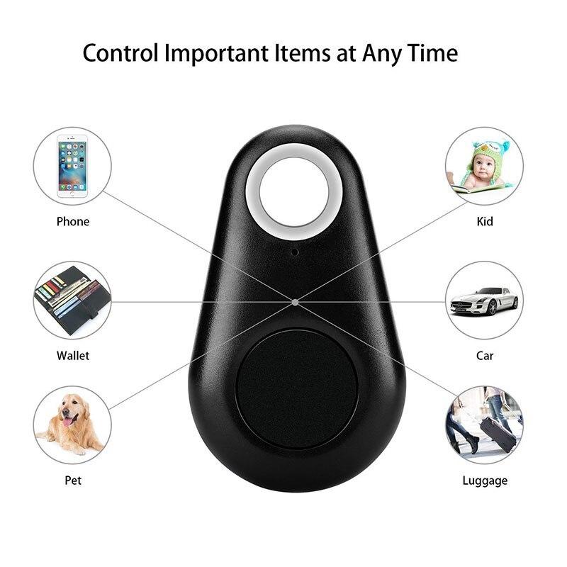 Pet Smart Tracker Mini Anti-Lost Bluetooth Locator Tracer for Dog Cat Car Wallet Key Finder