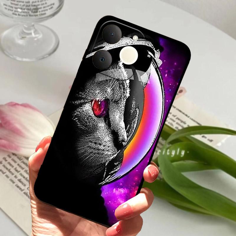 Чехол для телефона Realme Note 70 Чехол Note 70T Крутой Лев Волк Мягкий Силикон Полная Защита Корпус Narzo 80 Lite C71 4G Индия Funda