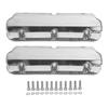 Крышка клапанов двигателя V4202 Полированная серебристая крышка клапанов из алюминиевого сплава для малого блока SBF 289 302 5.0L 351W 1962–1985
