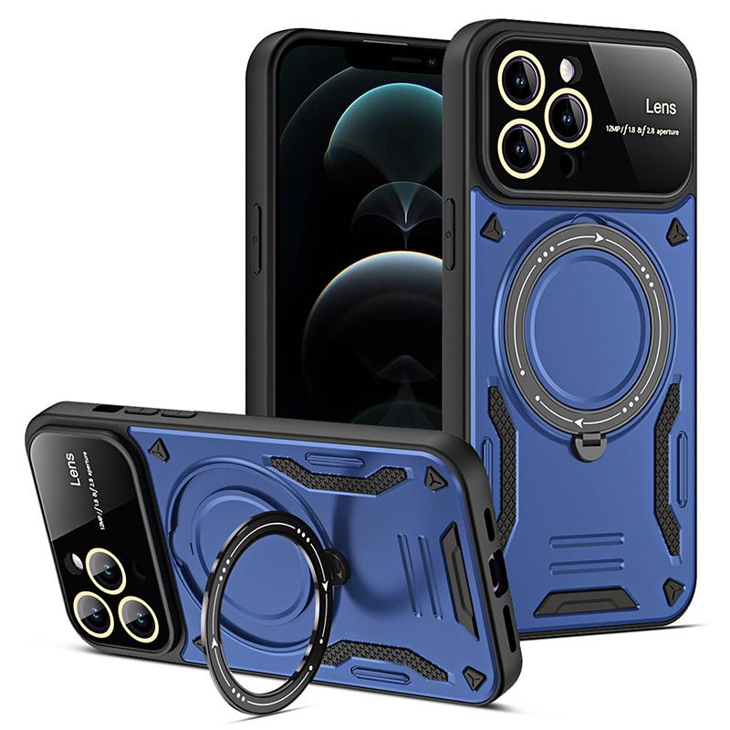 Luxury Magnetic Stand Cases For VIVO Y04 Y16 Y22 Y22S Y29 Y35 Y36 Y39 Armor Shockproof Soft Bumpers Hard Anti-Fall Cover Capa