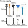 5/6/9/10Pcs Portable Mini Cleaning Brush Kit Dust Removal Dust Cleaner Kit  Car Interior