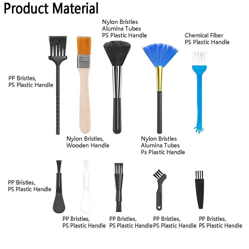 5/6/9/10Pcs Portable Mini Cleaning Brush Kit Dust Removal Dust Cleaner Kit  Car Interior