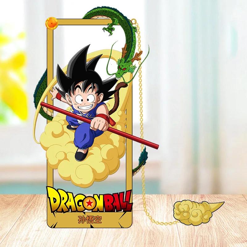 Аниме Dragon Ball Сон Гоку Металлические Закладки Мультяшный Веджета Бирус Фигурки Коллекционные Карточки Закладки Игрушки Детские Подарки