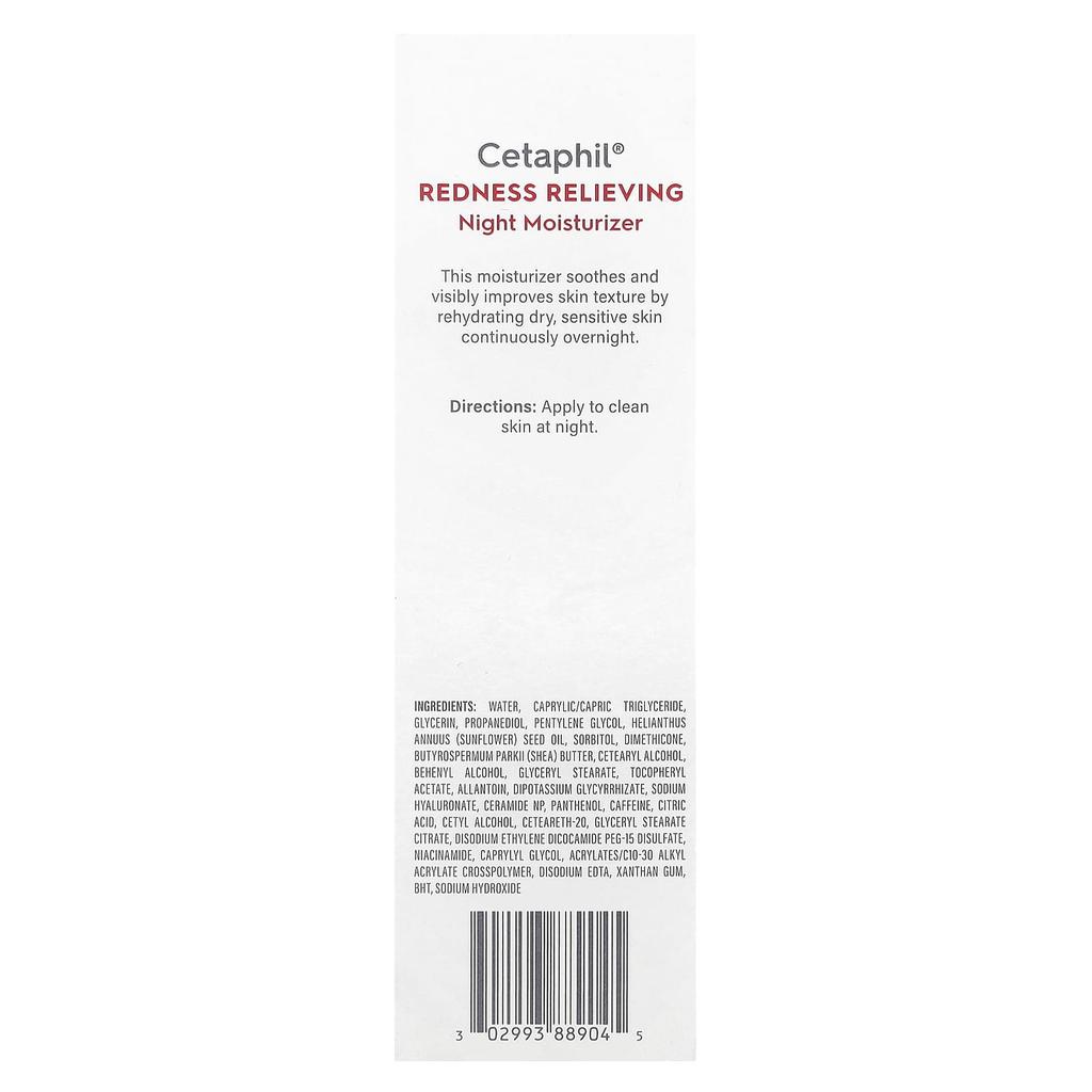 Cetaphil Redness Relief, Night Moisturizer, 1.7 Fl Oz (50 G)