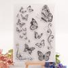 Flower Leaf Transparent Silicone Clear Stamps for Seal DIY Scrapbooking Photo Album Decor Butterfly Bird Parrot