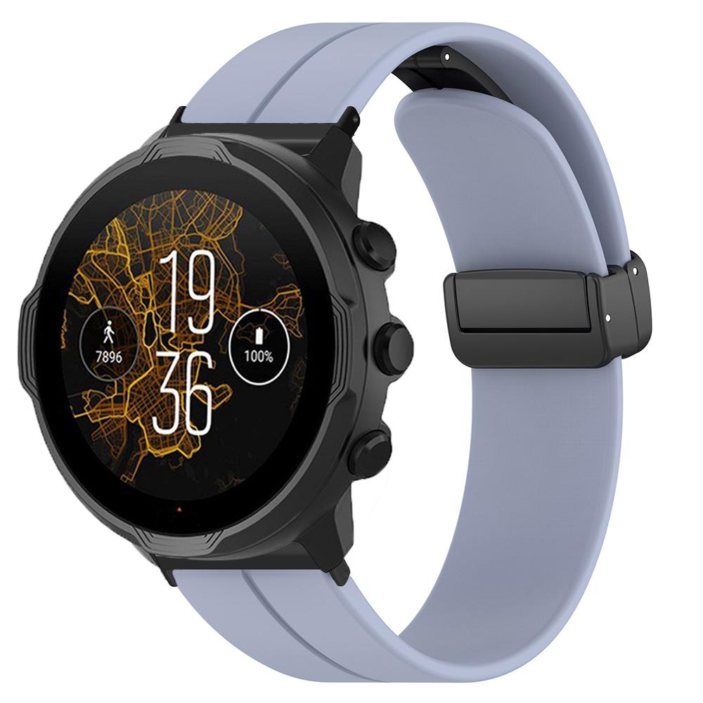 Силиконовый ремешок для часов 24 мм для Suunto 9 baro/7/D5, ремешок для Spartan Sport на запястье HR/Baro, спортивный ремешок с магнитной пряжкой