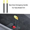 Car Door Emergency Handle For Tesla Model Y/3+ Extended Manual Door Release Emergency Safety Pull Rope Emergency Puller Button