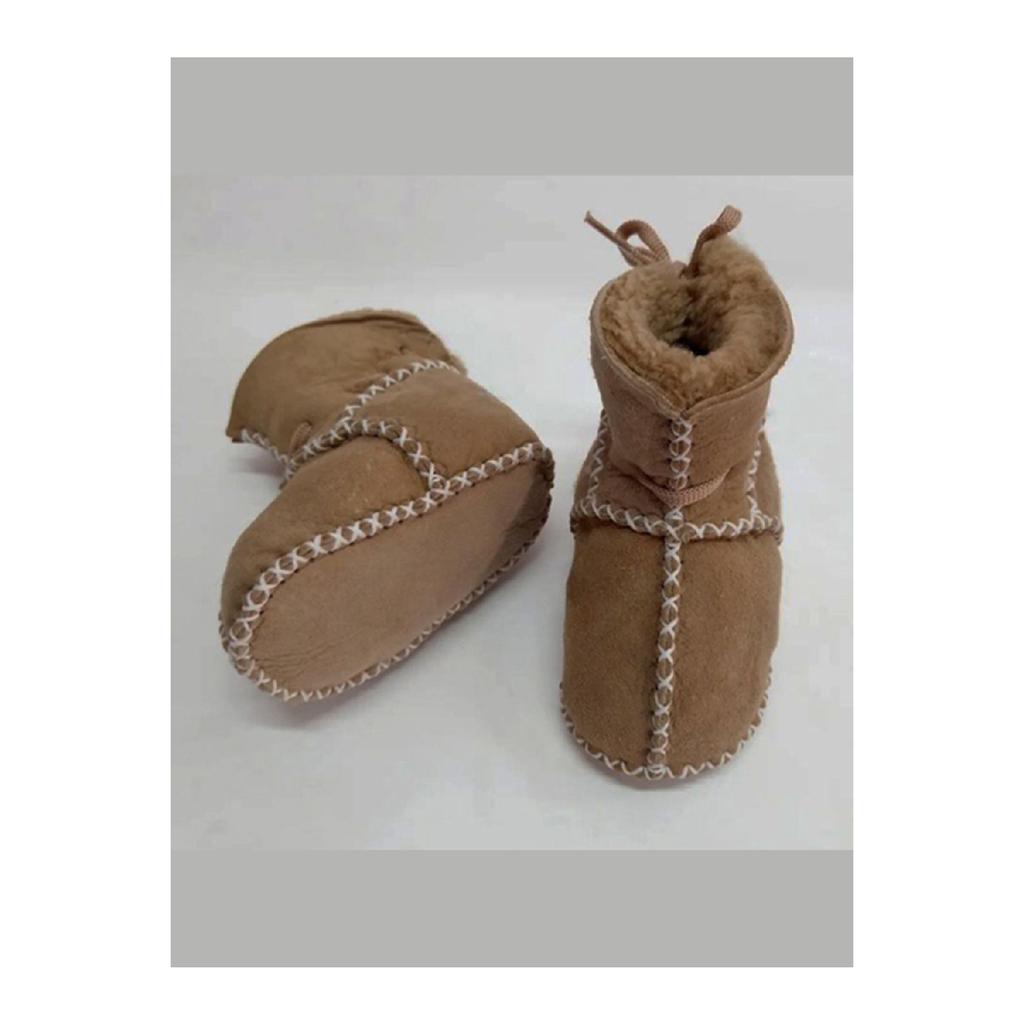 Детские детские сапоги из органической овечьей кожи Детские пинетки Обувь для первого шага - Ng2900