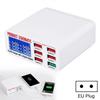 6-портовый USB-хаб Быстрая зарядка 6 портов Многопортовая зарядная станция Светодиодный дисплей Для смартфонов