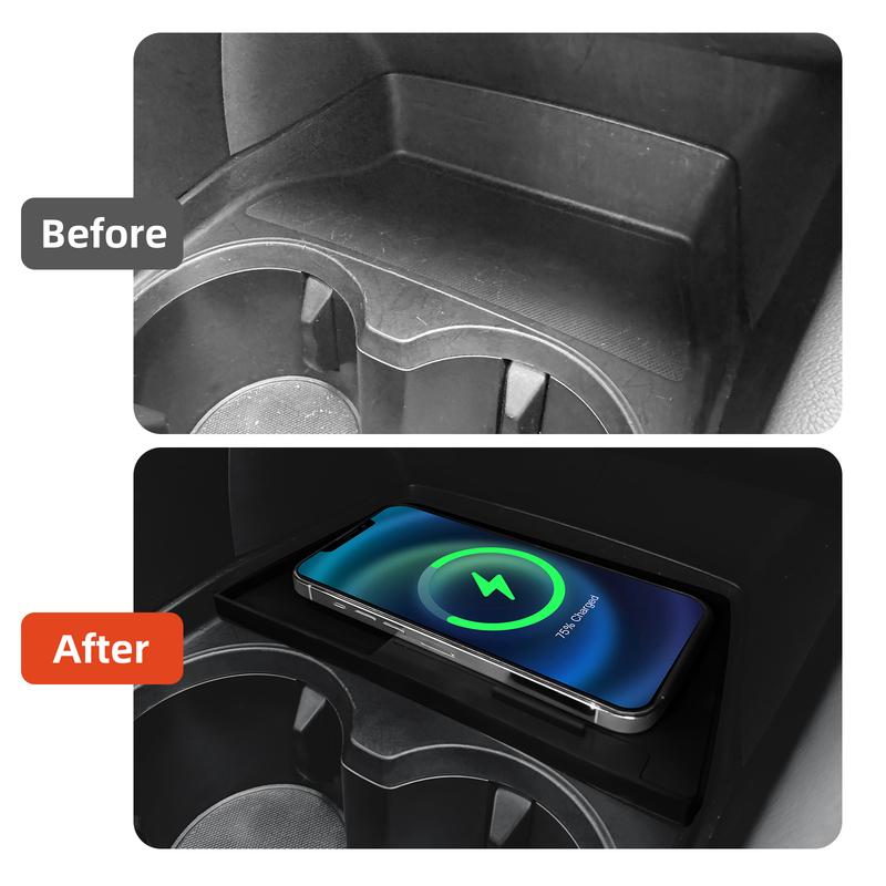 For Mazda 3 Axela -2025 Wireless Charger Pad Anti Slip Fast Charging Wearproof Interior Convenient Modification Accessories