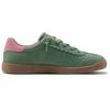 Skechers AIR-COOLED MEMORY Women Retro Trainer Sneakers Green Pink Brown 114570-GRN