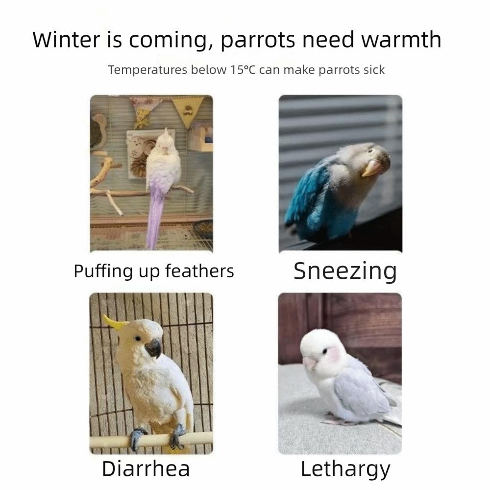 Warm Bird Cage Cover Waterproof Bird Cage Protector Practical Windproof Cover Breeding Season