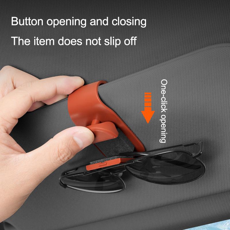 Car Glasses Clip Sun Visor Car Sunglasses Storage Modification Product Keyring Suitable For Lamborghini URUS Huracan Aventador RR11