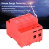 Durable 4P Low Voltage Arrester 40KA 385V Power Transient Protector Protective Device Household Appliances