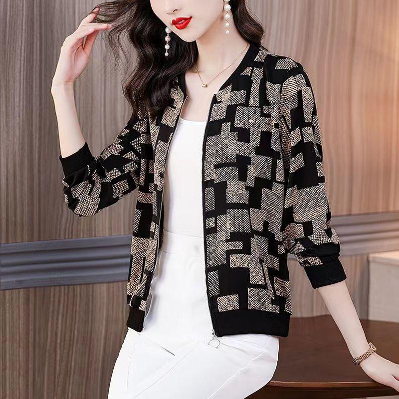 Модная женская бейсбольная куртка – Короткое весеннее/осеннее/зимнее пальто 2025, Маленький размер, Красивый ветрозащитный плащ для мам