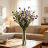 Искусственные цветы, букет из искусственных весенних цветов со стеблем для цветочных композиций, свадьбы, дома, офиса, вечеринки, центра стола