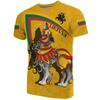 Lithuania Flag 3D Print T Shirt Men Lithuanian National Emblem Pattern Short Sleeve Tracksuits Outwear Street Tees Male Clothes