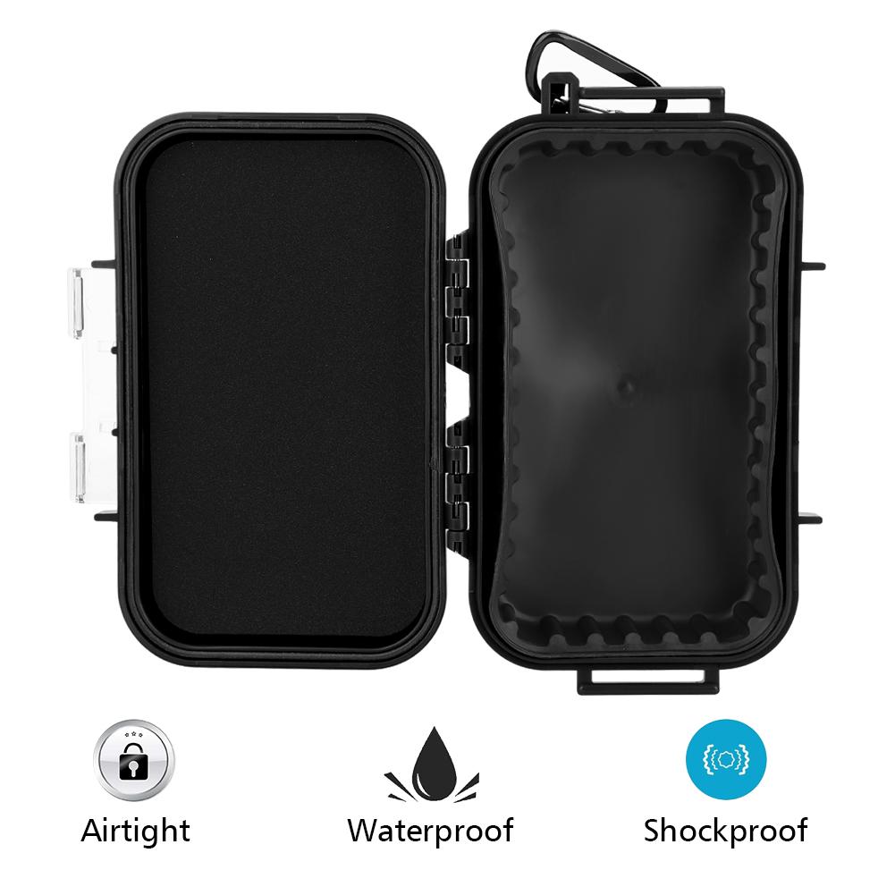 Outdoor Shockproof Waterproof Storage Case Wear Resistant Sealed Carry Box For EDC Tools Phone Keys