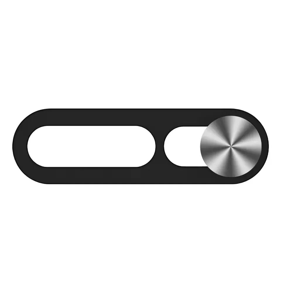 1-2 шт. Черная крышка для веб-камеры для iPhone, защита от хакеров, шторка, защита конфиденциальности, сдвижная заслонка, защита от подглядывания для камеры смартфона, ноутбука