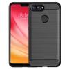 Brushed Texture Case For Xiaomi 8 Lite Silicone Cases for Xiaomi Mi8 Lite Mi 8lite Luxury Carbon Fiber Soft TPU Phone Cover