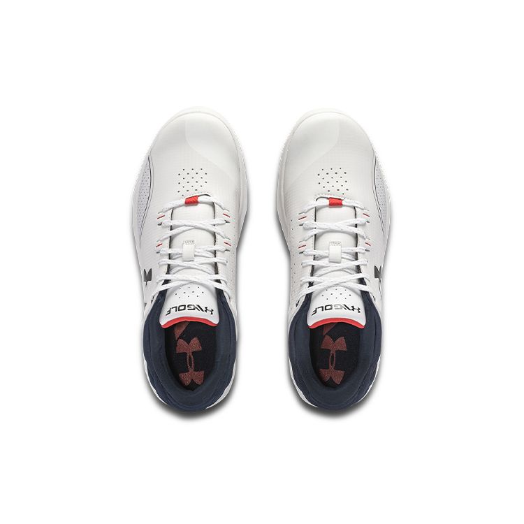 Under Armour Легкие Удобные Низкие Гольф Кроссовки Мужские кроссовки Белые 3024563-102