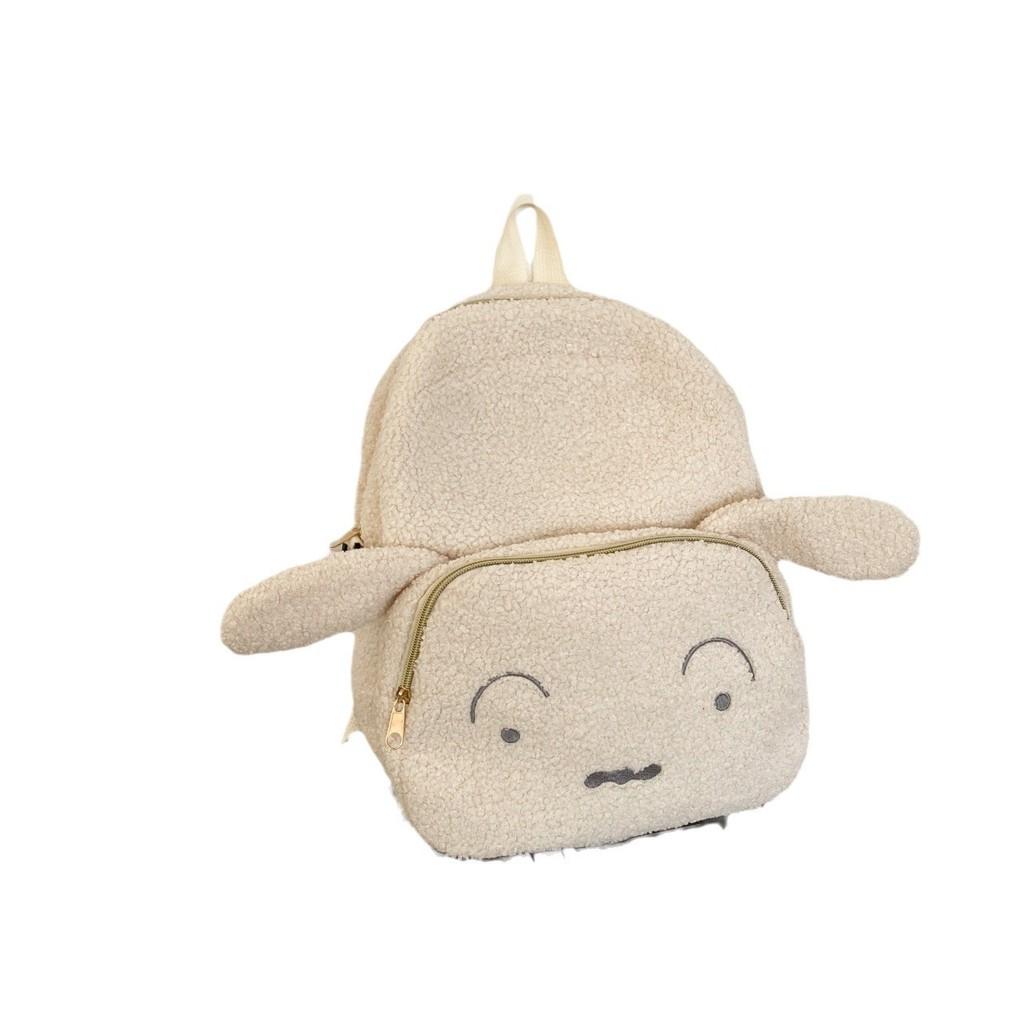 Мультяшный плюшевый рюкзак Crayon Shinchan большой вместимости для студентов и повседневного использования
