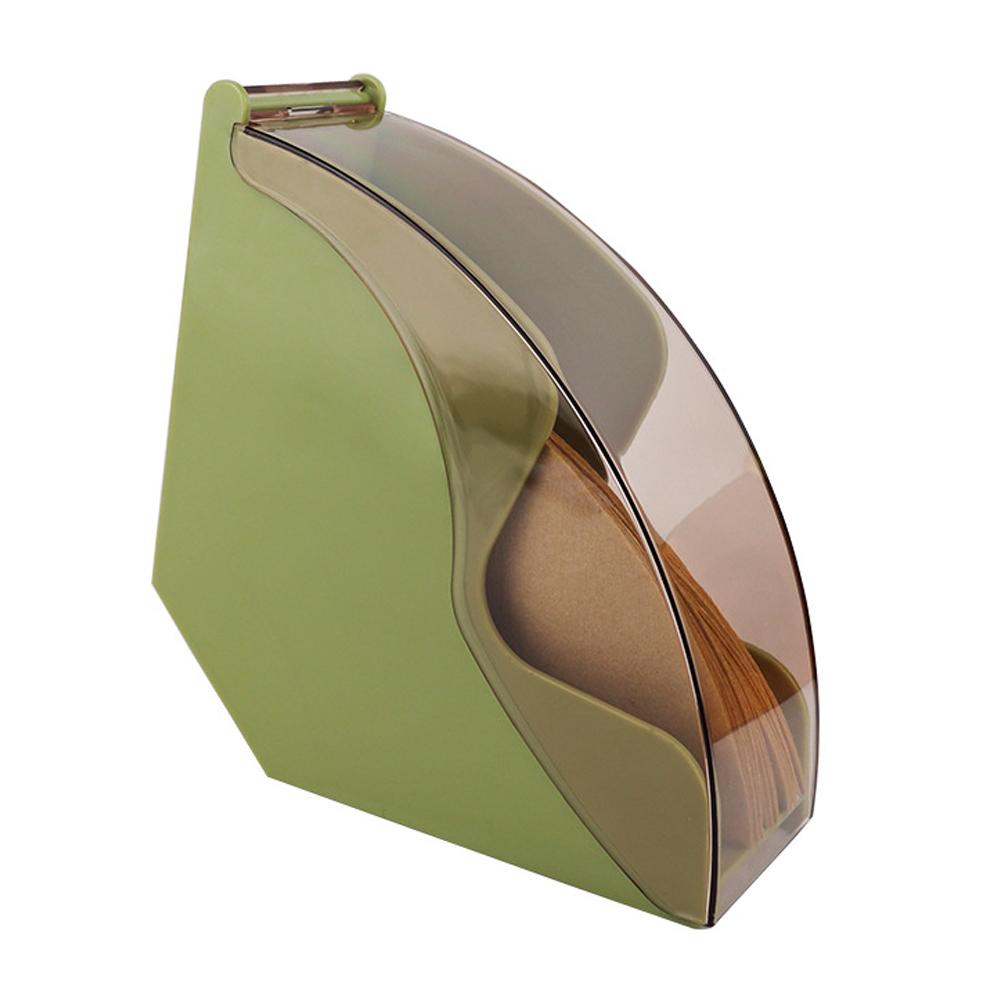 1 шт. держатель для кофейной фильтровальной бумаги, коробка для ручного кофейного фильтра, держатель для хранения бумажных фильтров, акриловая крышка, аксессуары для приготовления кофе