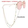 Hanging Neck Metal Chain Flower Metal Glasses Chain Mask Chain Sunglasses Chains Spectacle Cord