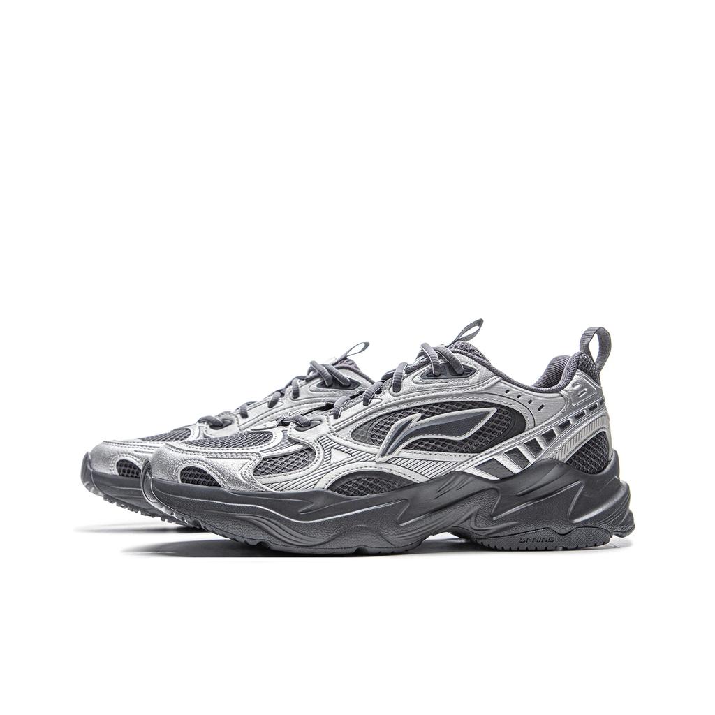 Li Ning Meteor 2K Классические модные универсальные ретро удобные амортизирующие нескользящие износостойкие низкие папины туфли мужские кроссовки AGCV113-3